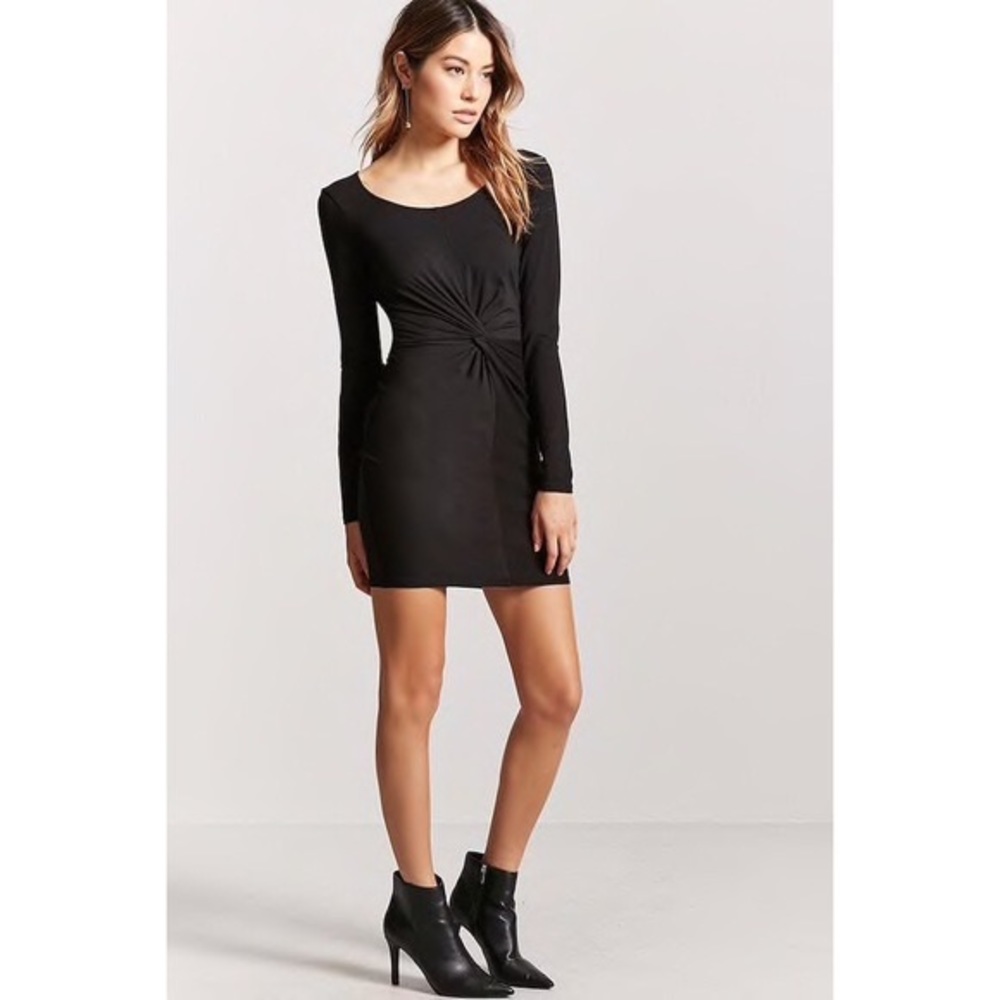 forever 21 black mini dress